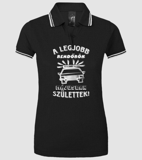  minta fekete pólón