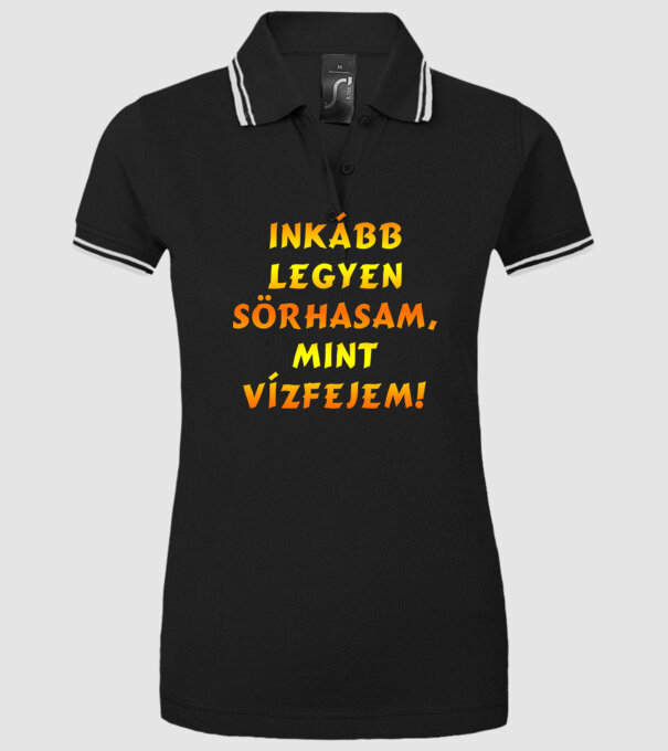  minta fekete pólón