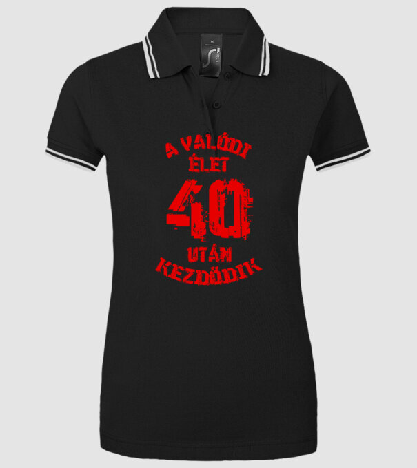  minta fekete pólón
