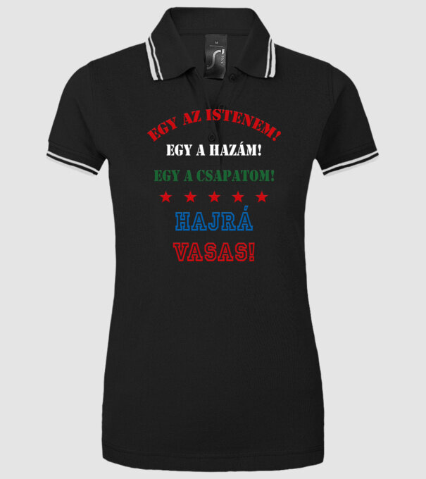  minta fekete pólón