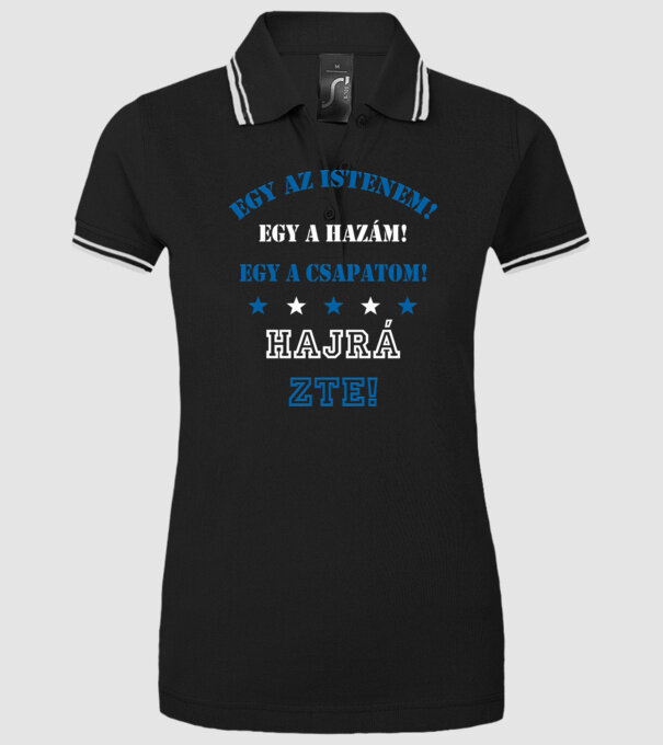  minta fekete pólón