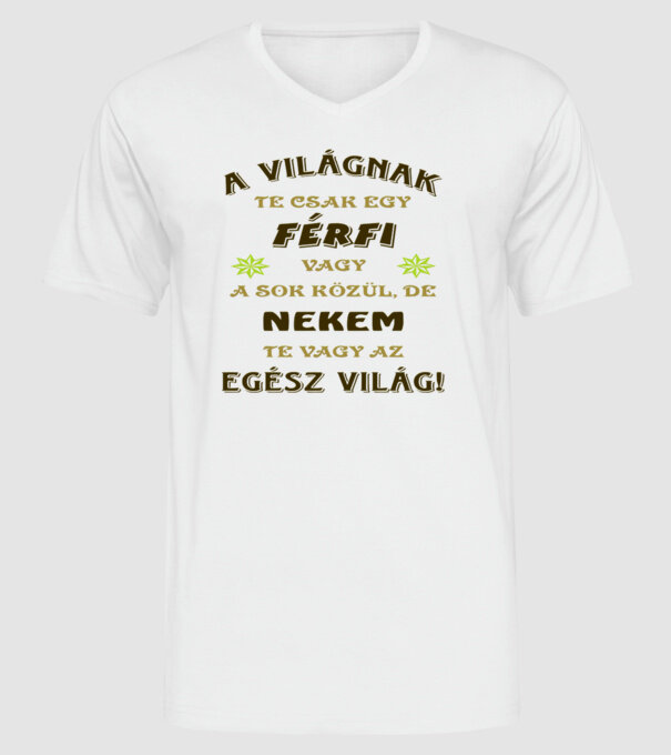  minta fehér pólón