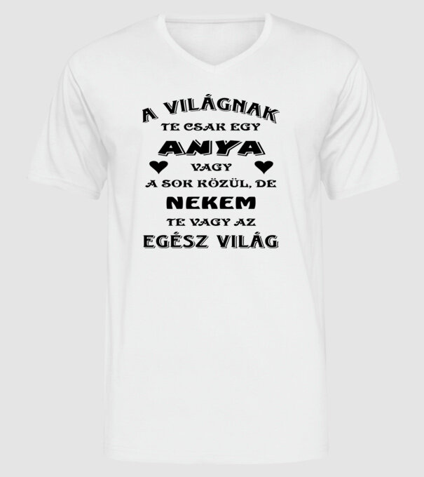  minta fehér pólón