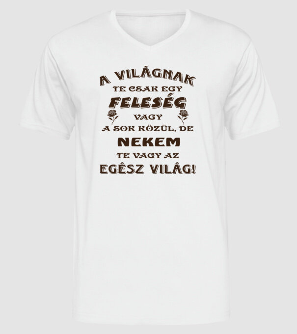  minta fehér pólón