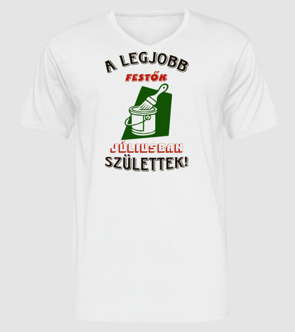 minta fehér pólón
