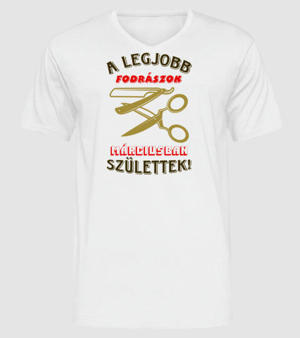  minta fehér pólón
