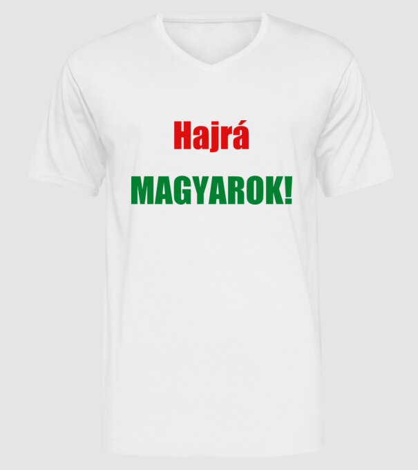  minta fehér pólón