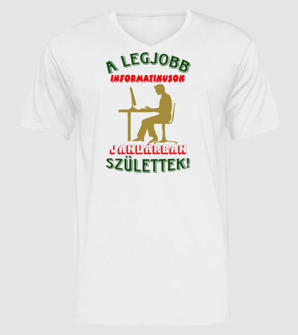  minta fehér pólón
