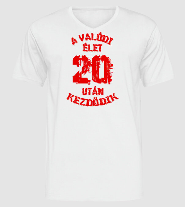  minta fehér pólón