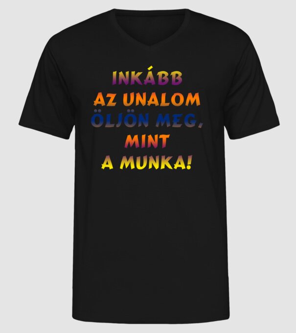  minta fekete pólón