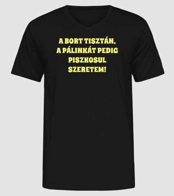  minta fekete pólón