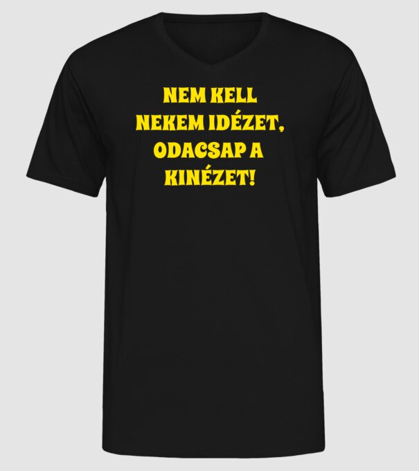  minta fekete pólón