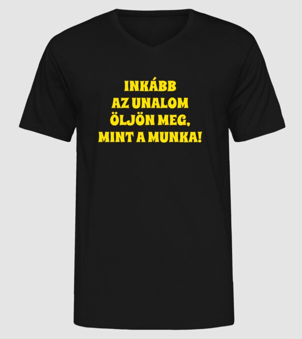  minta fekete pólón