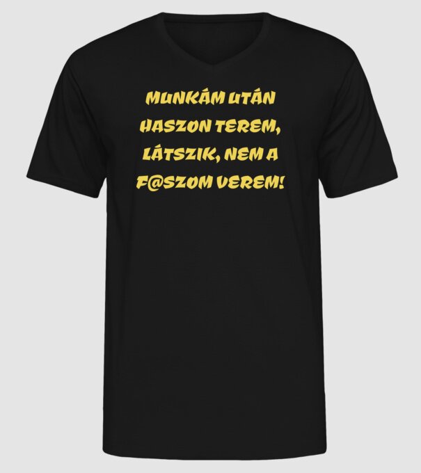  minta fekete pólón