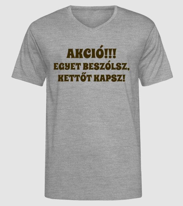  minta szürke pólón
