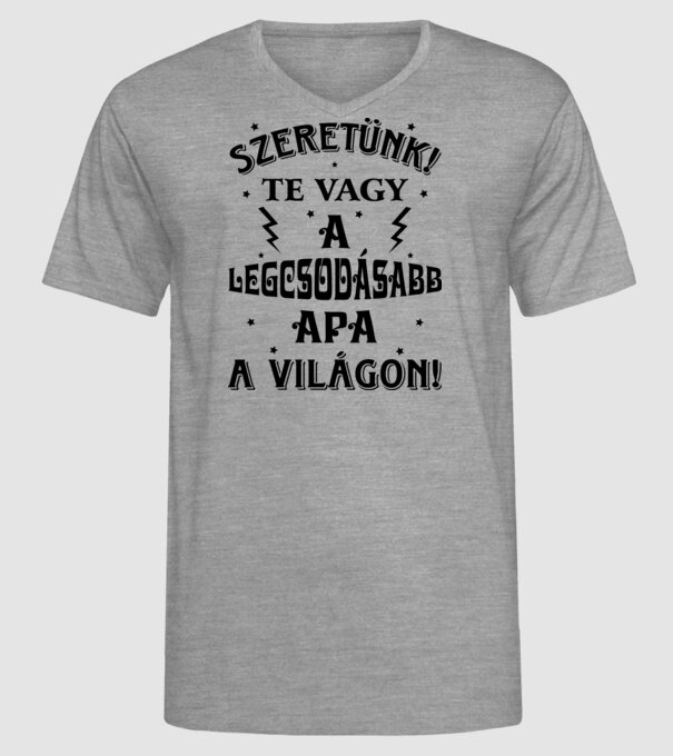  minta szürke pólón