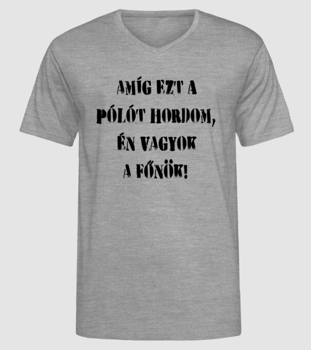  minta szürke pólón