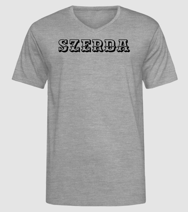  minta szürke pólón