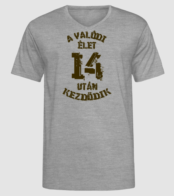  minta szürke pólón