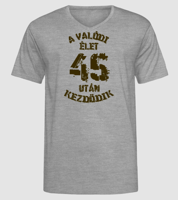  minta szürke pólón