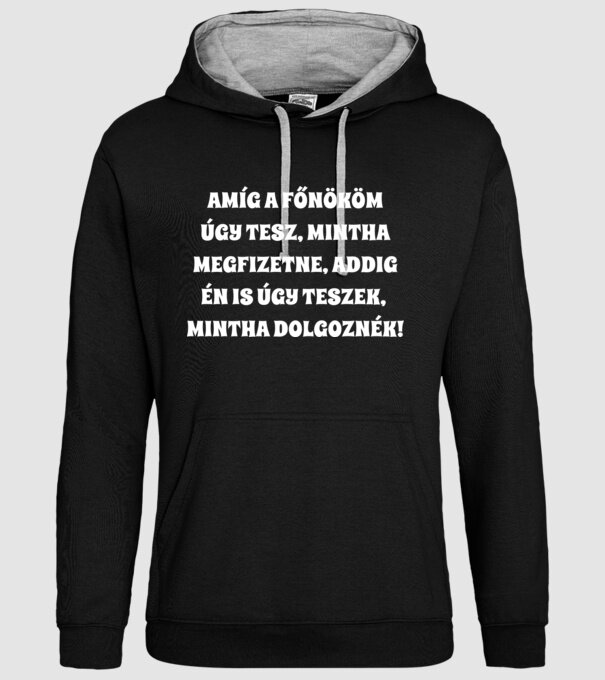  minta fekete pólón