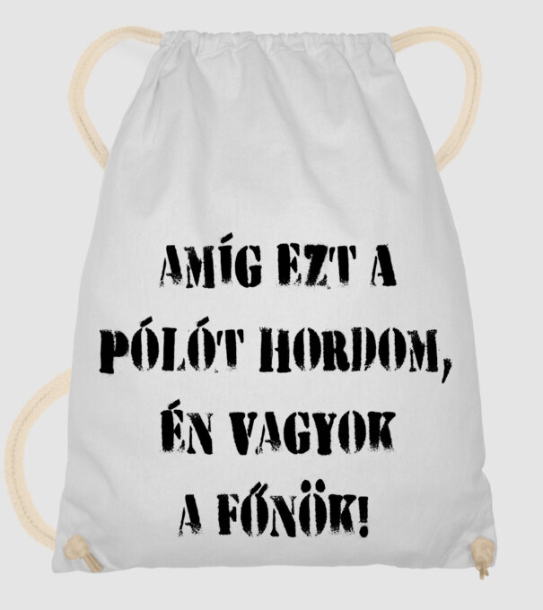  minta fehér pólón