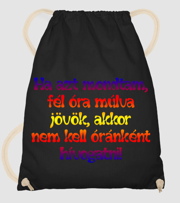  minta fekete pólón