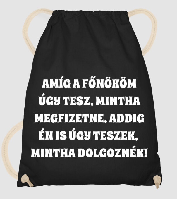  minta fekete pólón