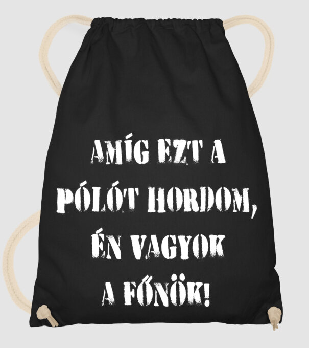 minta fekete pólón