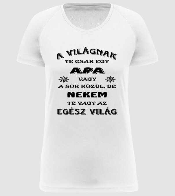  minta fehér pólón