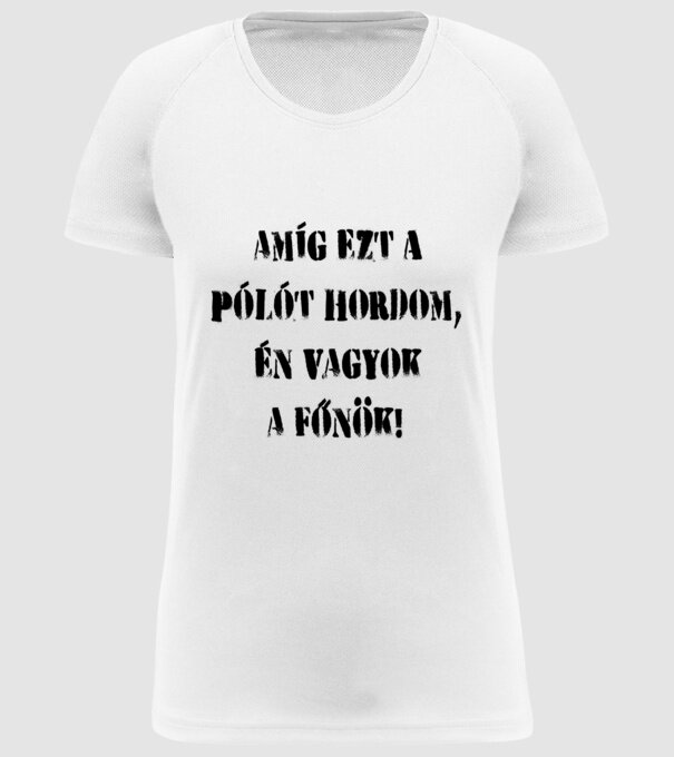  minta fehér pólón