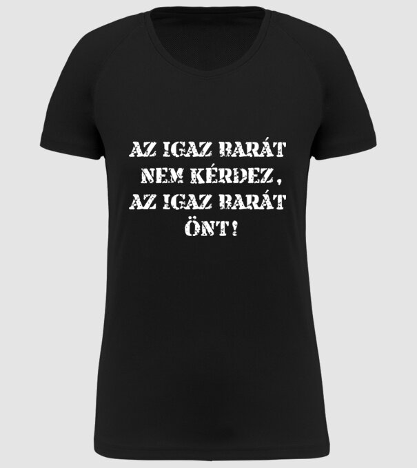  minta fekete pólón