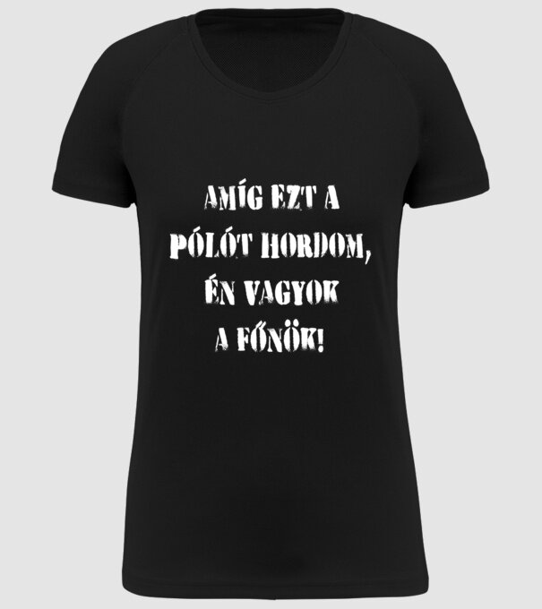  minta fekete pólón