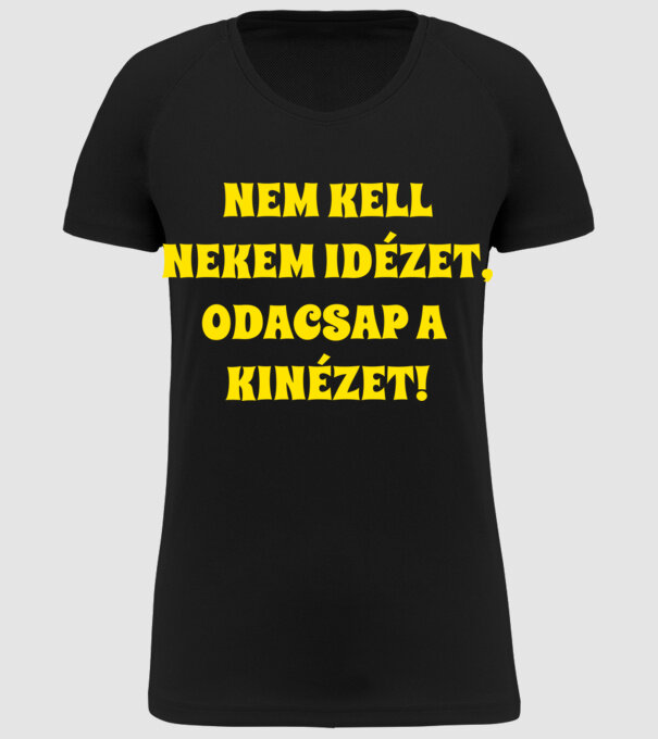  minta fekete pólón