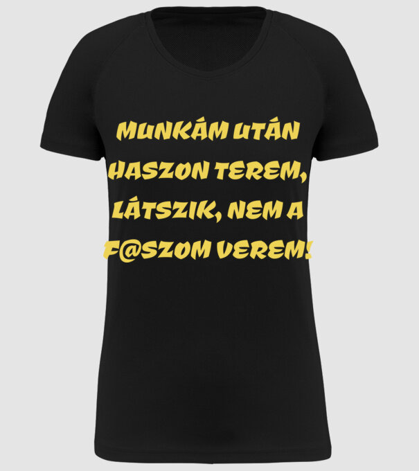  minta fekete pólón