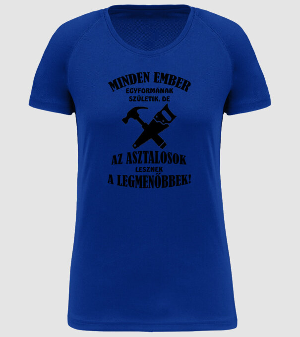  minta királykék pólón