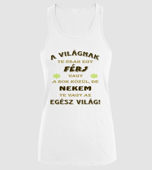  minta fehér pólón