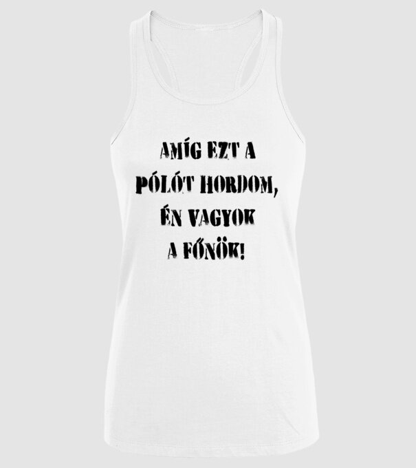  minta fehér pólón