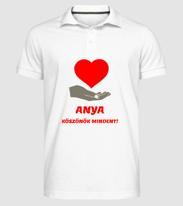  minta fehér pólón