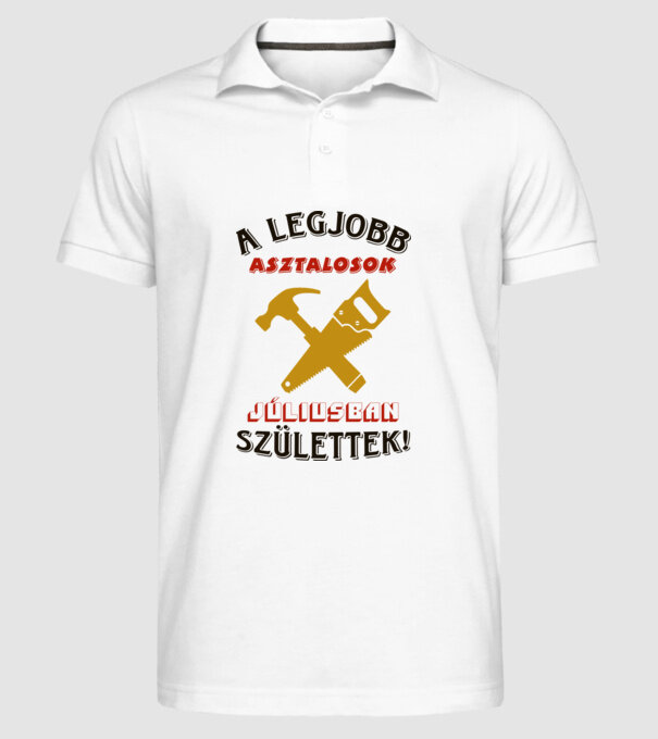  minta fehér pólón
