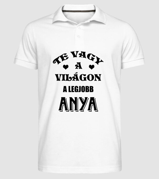  minta fehér pólón