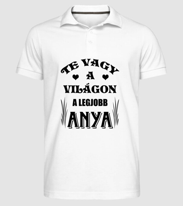  minta fehér pólón