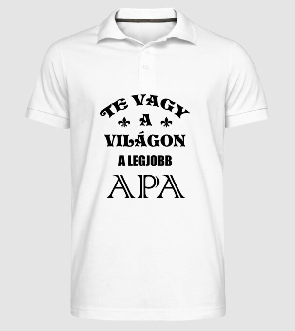  minta fehér pólón