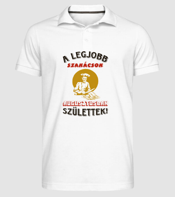  minta fehér pólón
