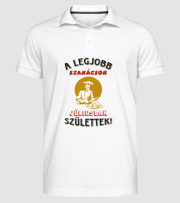  minta fehér pólón