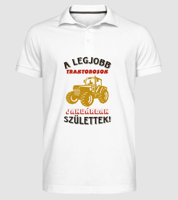  minta fehér pólón