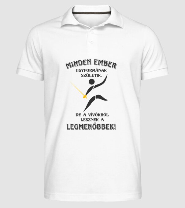 minta fehér pólón