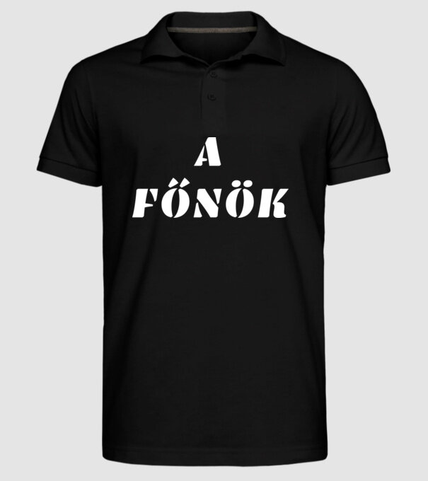  minta fekete pólón