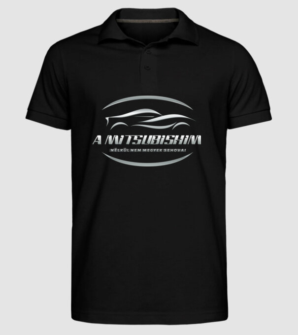  minta fekete pólón