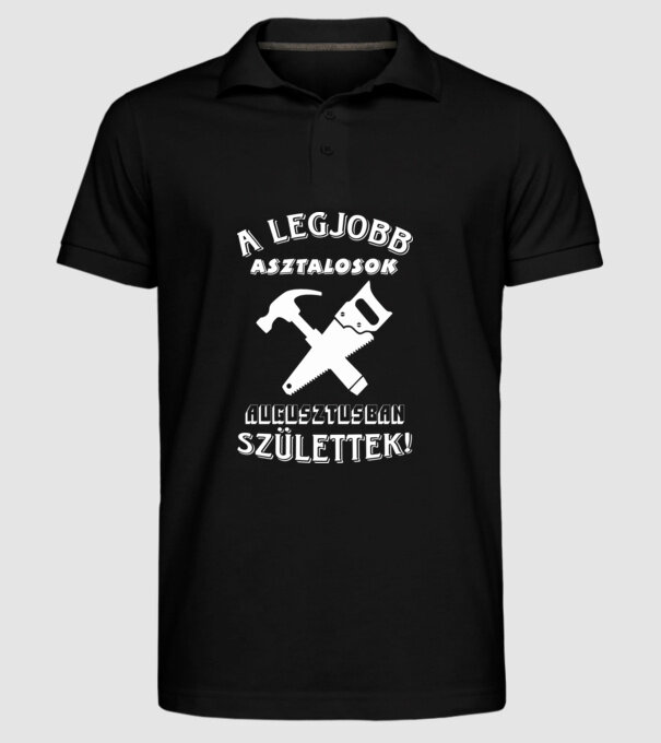  minta fekete pólón